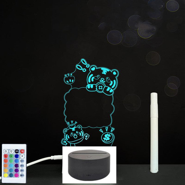 Acrylic Board Handwriting Message Board LED Light - Mamofa Global Store