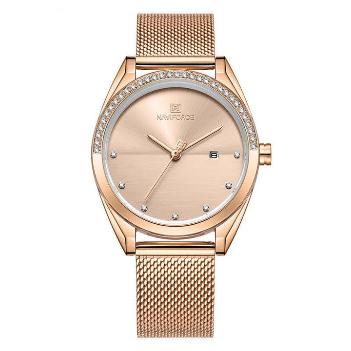 Waterproof Calendar Women Quartz Watch - Mamofa Global Store