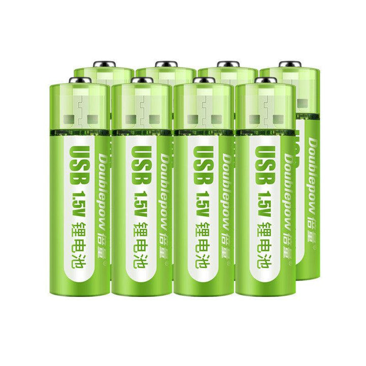 USB Rechargeable Battery No. 5, No. 7 Lithium Battery, Large Capacity 1.5v Constant Voltage AA - Mamofa Global Store