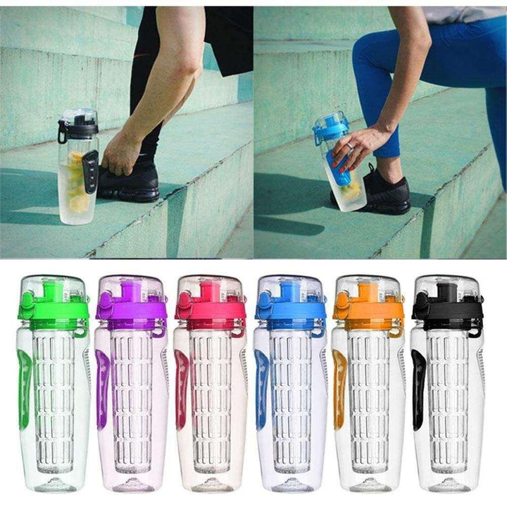 Sports Water Bottle with Fruit Infuser - Mamofa Global Store