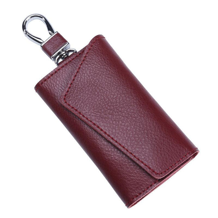 Large Capacity Real Leather Car Key Case - Mamofa Global Store