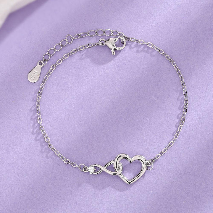 Heart-shape Bracelet Fashion Versatile Love Bracelet Gift For Girlfriend Valentine's Day - Mamofa Global Store