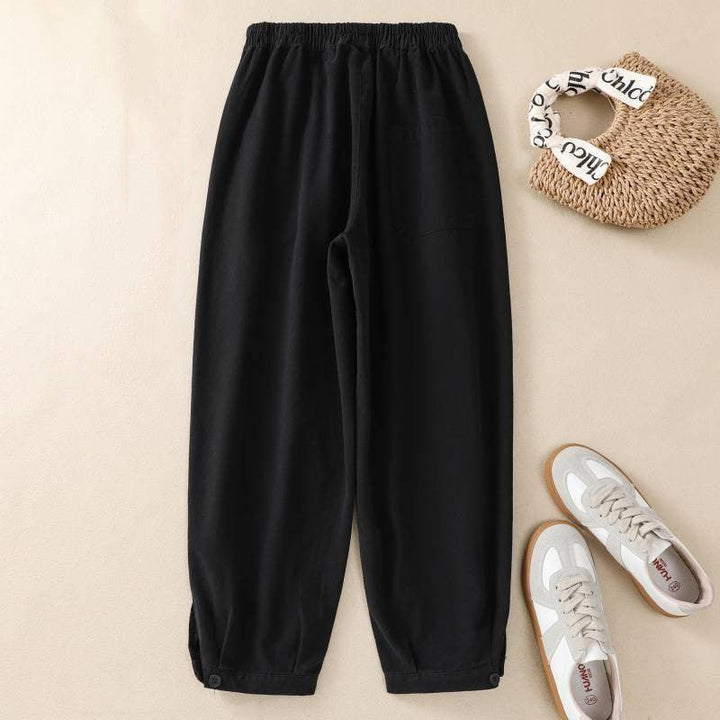 Autumn And Winter Large Size Wide Leg Pants Slimming - Mamofa Global Store