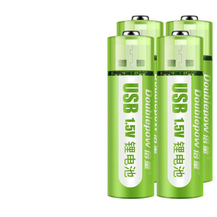 USB Rechargeable Battery No. 5, No. 7 Lithium Battery, Large Capacity 1.5v Constant Voltage AA - Mamofa Global Store