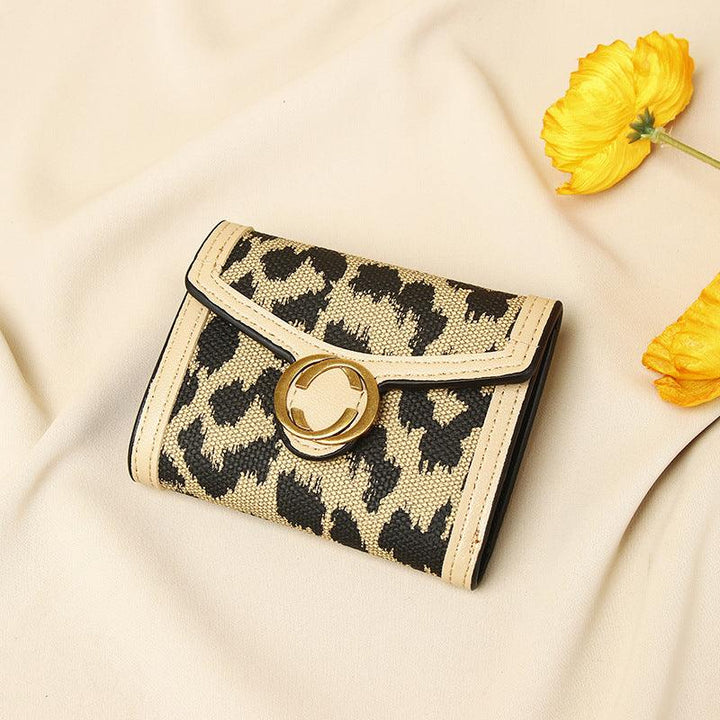 New Leopard Print Women's Wallet Multi-card-slot Coin Purse All-in-one Clutch Card Holder Female - Mamofa Global Store