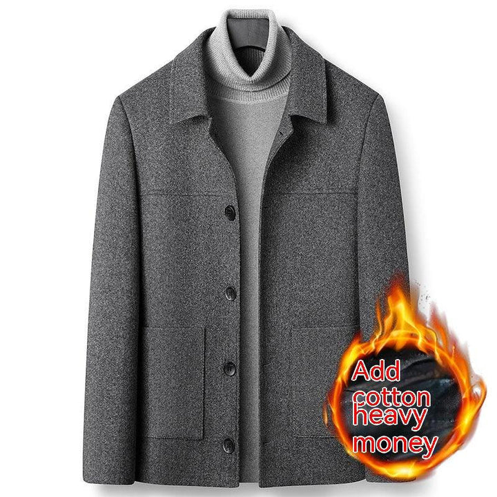 Wool Jacket Men's Woolen Coat - Mamofa Global Store