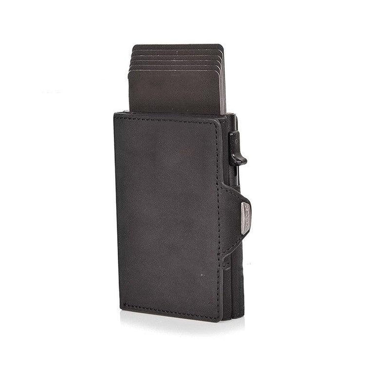 Men's Aluminum Alloy Three Fold Money Clip Real Pickup Bag - Mamofa Global Store