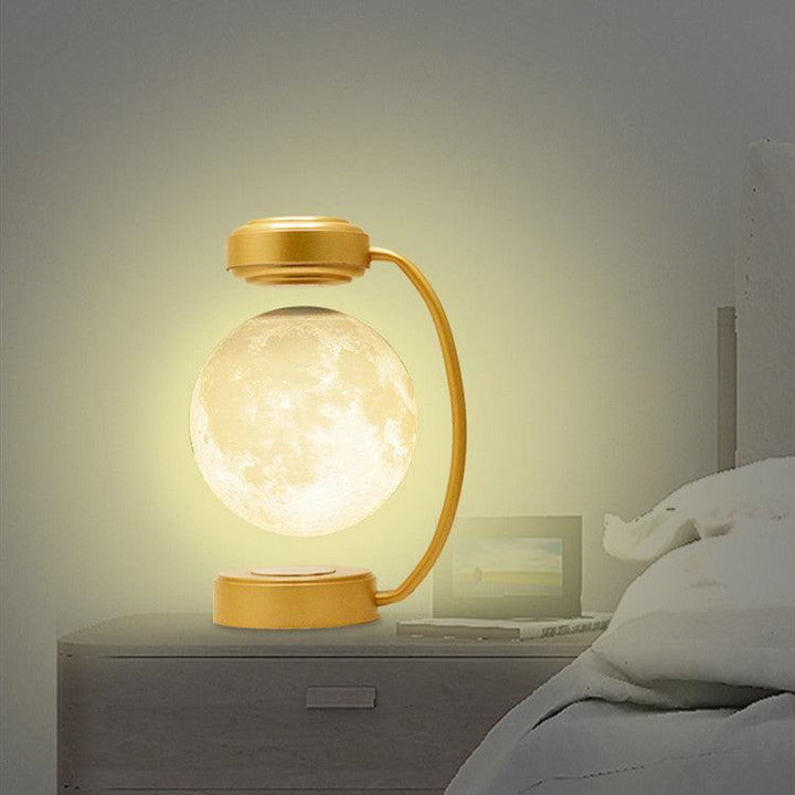 3D LED Moon Night Light Wireless Magnetic Levitating Rotating Floating Ball Lamp For School Office Bookshop Home Decoration - Mamofa Global Store