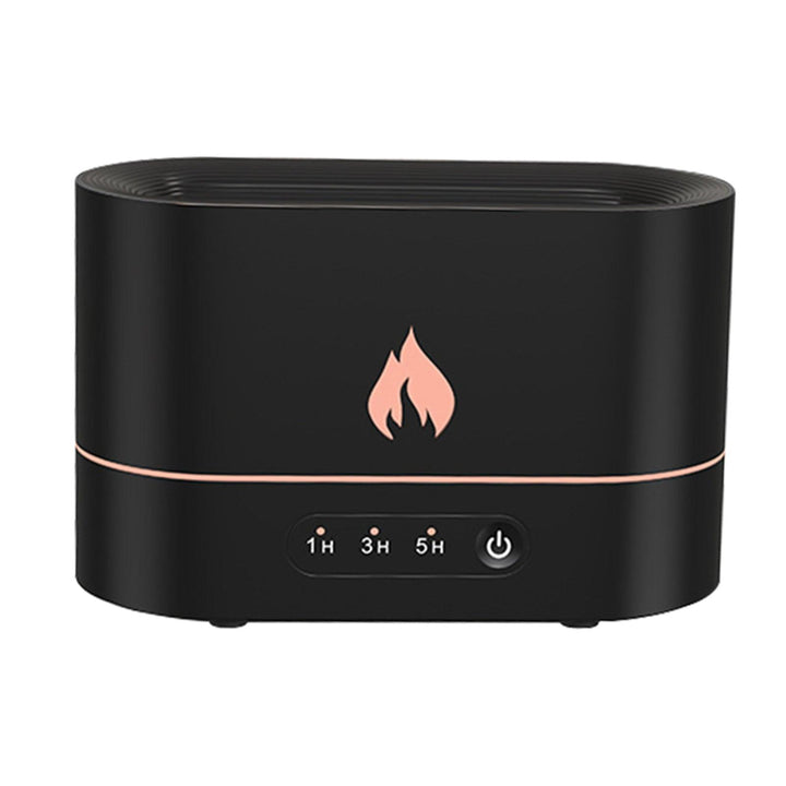 Siming Flame Aromatherapy Machine Home Bedroom Silent Atmosphere Light Humidifier Flame Diffuser Home Decor - Mamofa Global Store