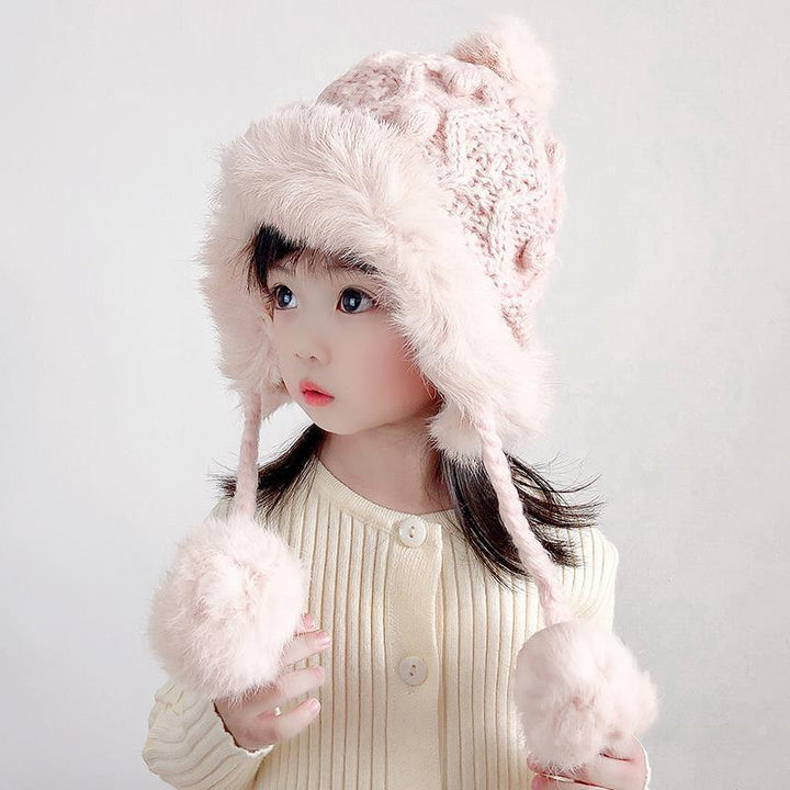 Winter Knitted Ear Protection Wool Hat Parent-child Style - Mamofa Global Store