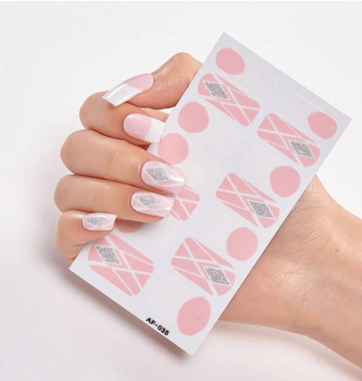 Nail Stickers, Nail Polish Glue, Full Nail Stickers - Mamofa Global Store