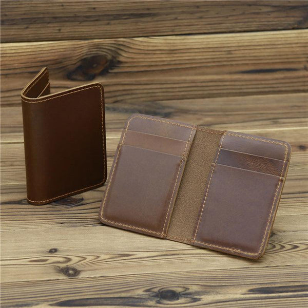 Men's First Layer Of Cowhide Card Case Pocket Simple - Mamofa Global Store