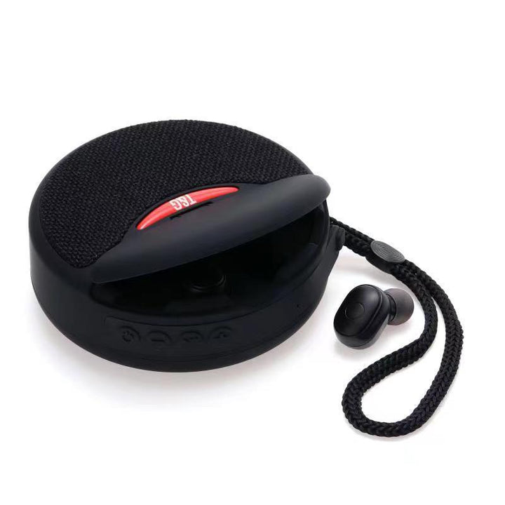 Outdoor Portable Headset Bluetooth Speaker Integrated Wireless 3D Stereo Subwoofer Music Speaker Support TF Card FM Radio - Mamofa Global Store