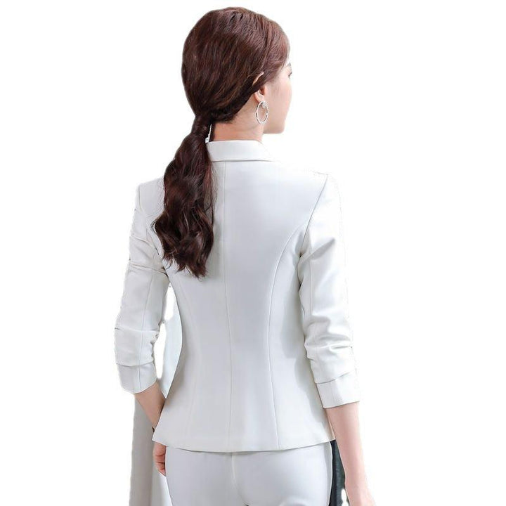 Women's Suit Jacket New Autumn And Winter Leisure Two-piece Suit - Mamofa Global Store