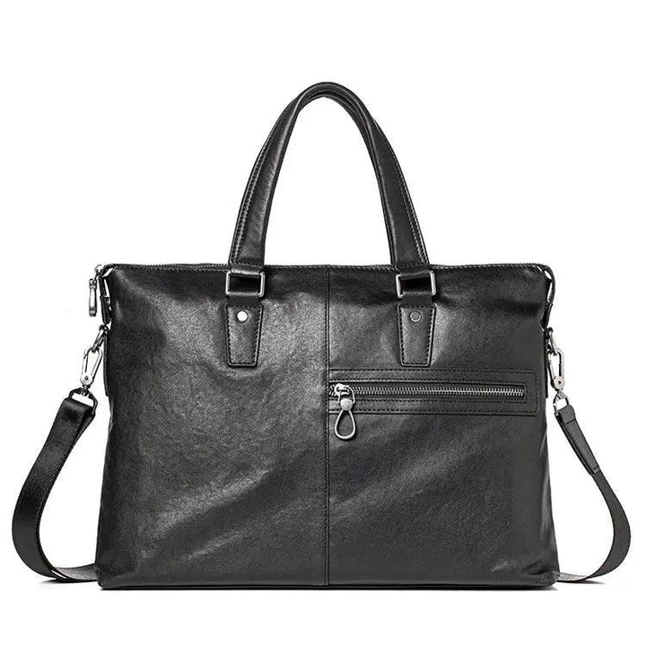 Men's Bag Leather Portable Business Leisure - Mamofa Global Store