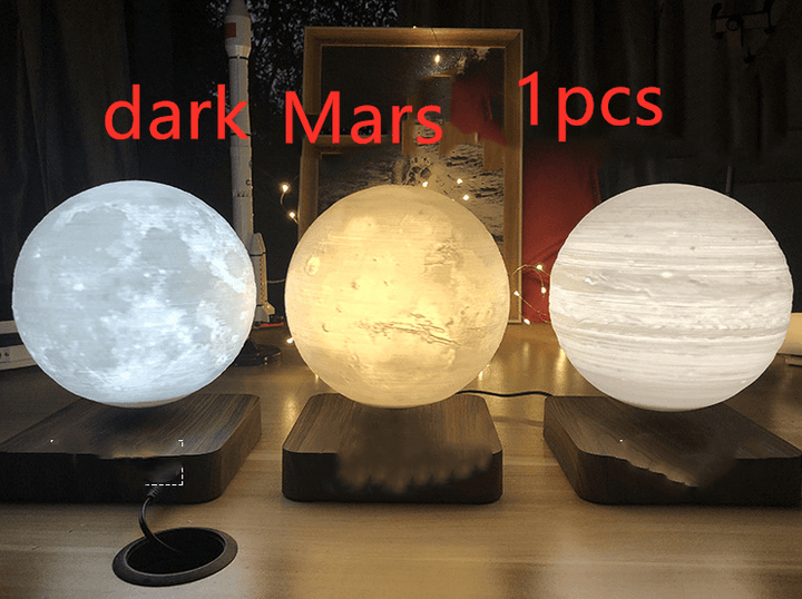 Magnetic Levitation Table Lamp Moon Light 3D Printing Planet Night Light - Mamofa Global Store