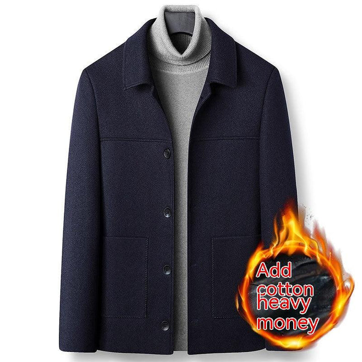 Wool Jacket Men's Woolen Coat - Mamofa Global Store