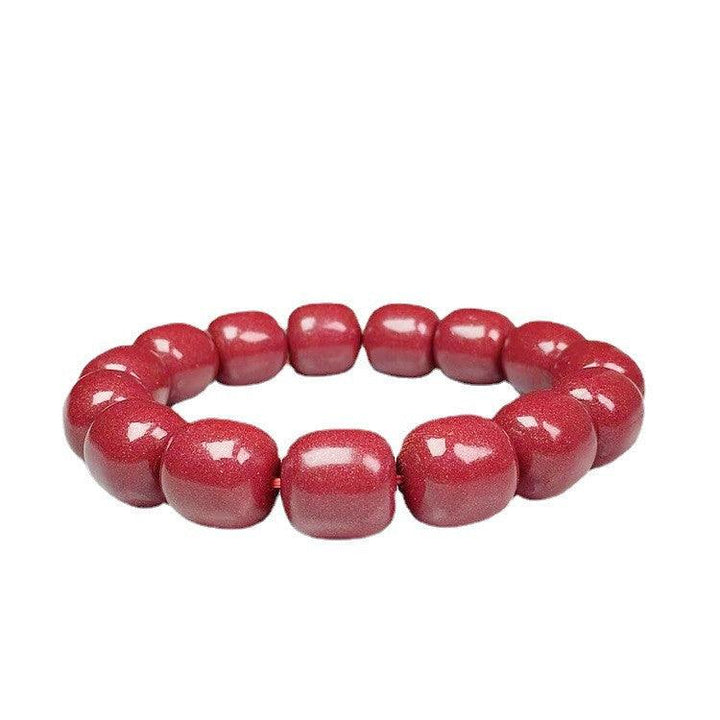 Old-shaped Beads Bracelet Natural Purple Gold Sand For Men And Women - Mamofa Global Store