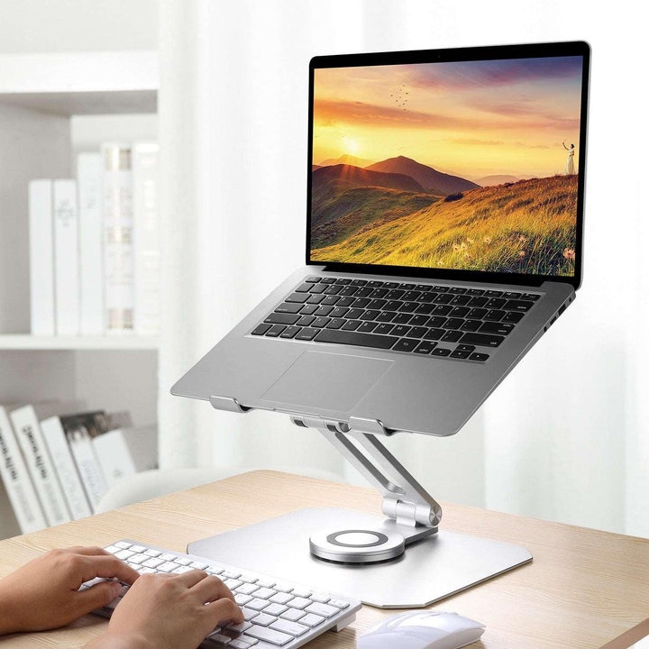 360 Degree Rotating Desktop Laptop Stand - Mamofa Global Store