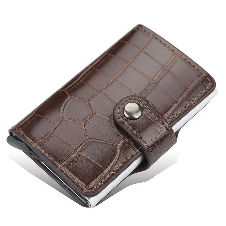 Men's Pattern Card Holder Anti-Magnetic Multiple Card Slots - Mamofa Global Store