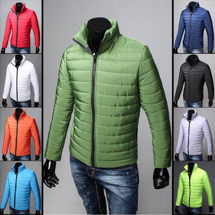 Men's Fashion Stand-up Collar Downcotton-padded Jacket - Mamofa Global Store