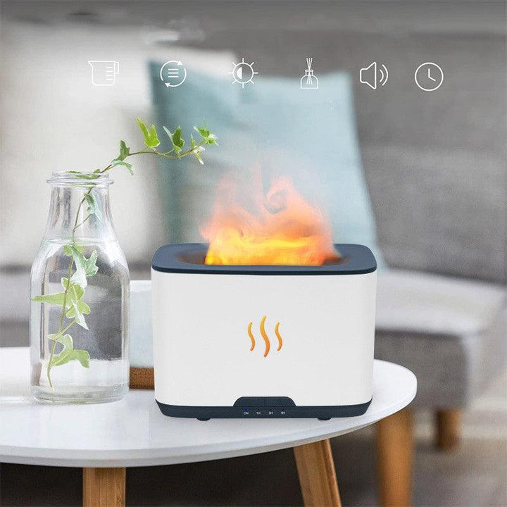 New Flame Aromatherapy Humidifier Household Desktop Large Capacity Home Decor - Mamofa Global Store