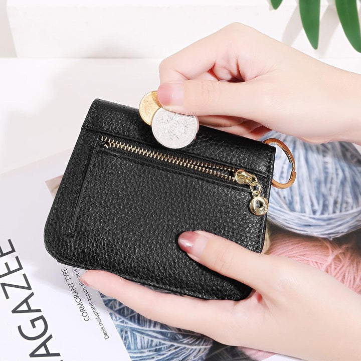 Solid Color Women's Fashion Zipper Coin Purse - Mamofa Global Store