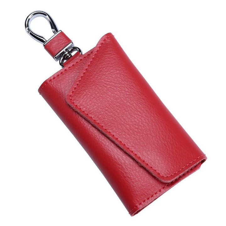 Large Capacity Real Leather Car Key Case - Mamofa Global Store