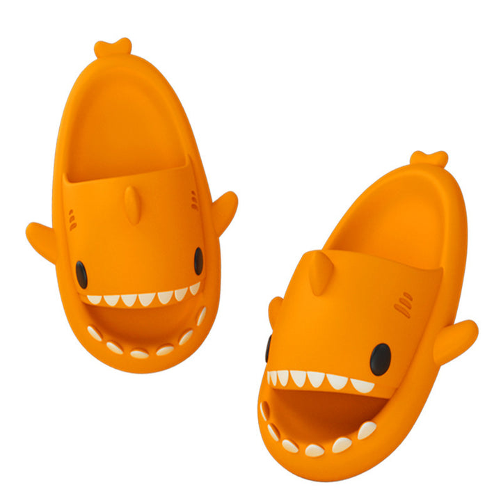 Adult's Slippers Indoor Outdoor Funny Shark Cartoon - Mamofa Global Store