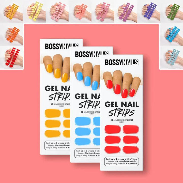 Nail Sticker Letter Color Nail Art Sticker Full Sticker - Mamofa Global Store