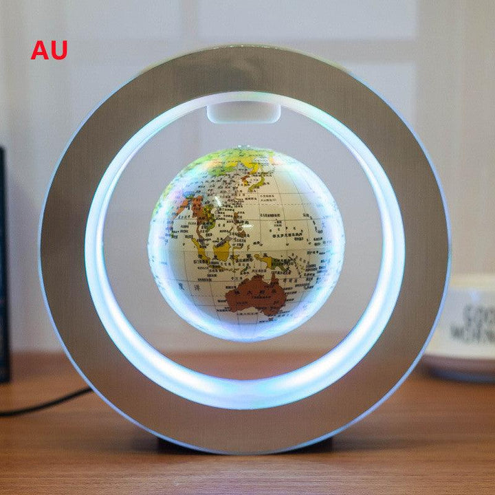 Round LED World Map Floating Globe Magnetic Levitation Light Anti Gravity Magic - Mamofa Global Store