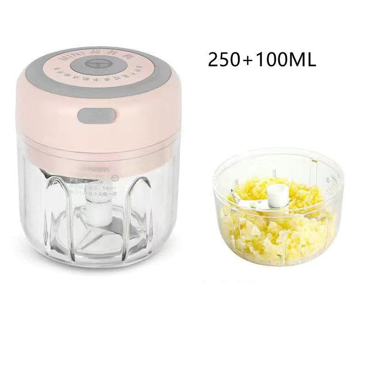 Mini Electric Garlic Chopper USB Charging Ginger Masher Machine Sturdy Durable Chili Vegetable Crusher Kitchen Tool - Mamofa Global Store