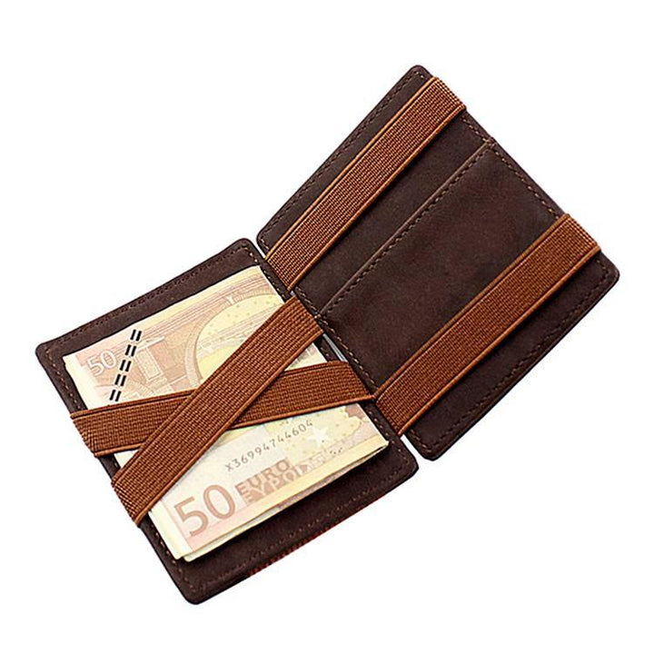 Leather Wallet Crazy Horse Leather Retro - Mamofa Global Store