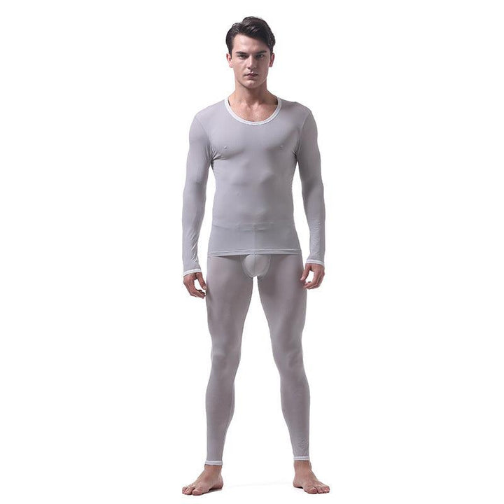 Men's Ice Silk Thermal Underwear Suit - Mamofa Global Store