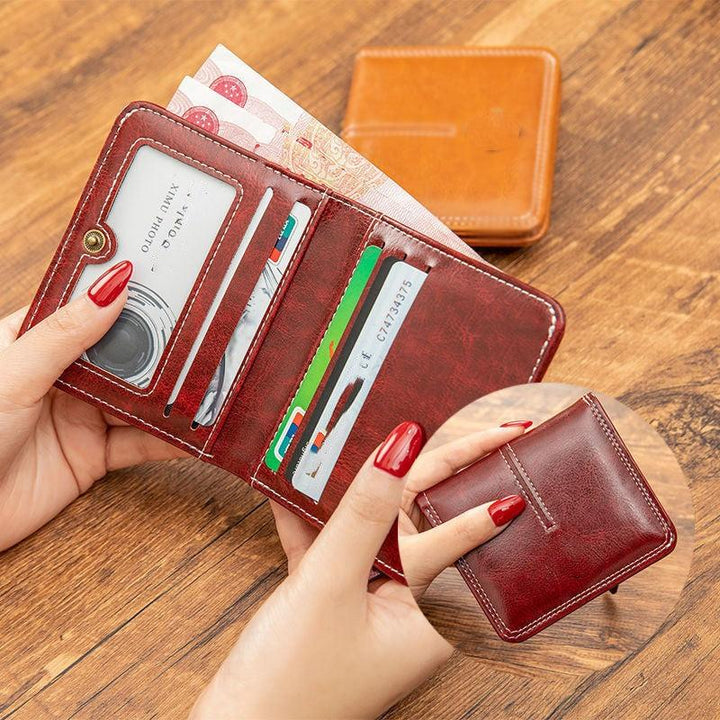 Driving License Protective Case Mini Short Small Wallet - Mamofa Global Store