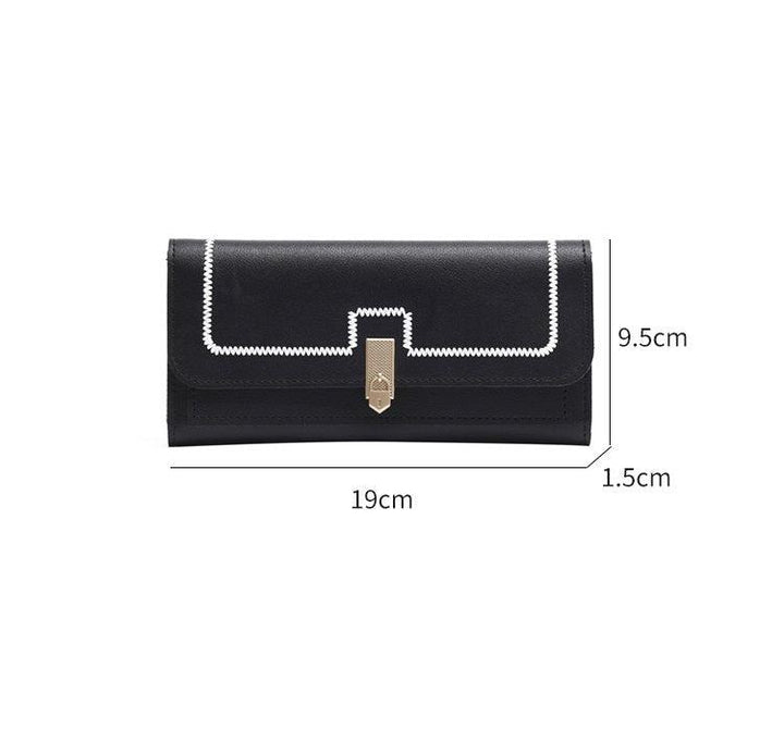 Women's Long And Simple Student Large Capacity Multi-card-slot Clutch - Mamofa Global Store