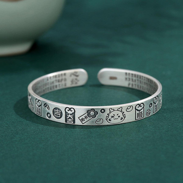 Dragon Year Silver Bracelet Women Do Not Fade - Mamofa Global Store