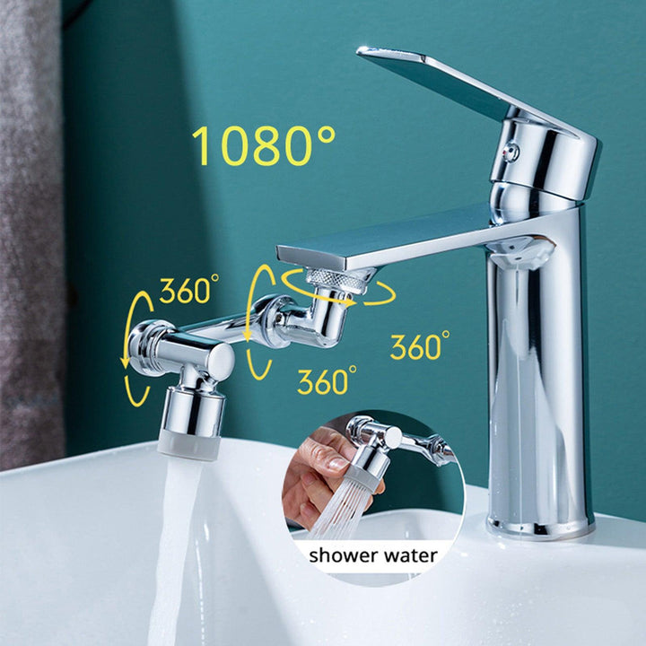 Universal 1080 Swivel Faucet Aerator Multifunction Faucet Extender Universal Swivel Splash Resistant Shower - Mamofa Global Store