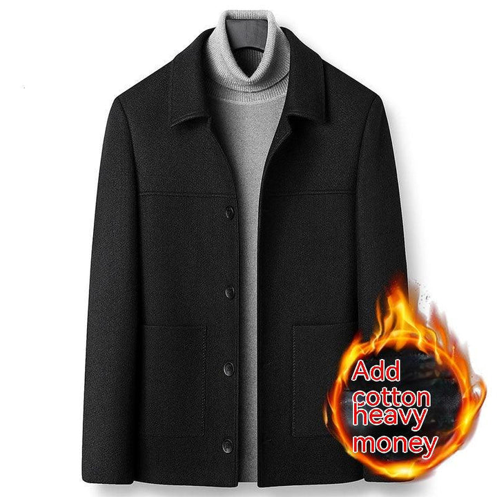 Wool Jacket Men's Woolen Coat - Mamofa Global Store