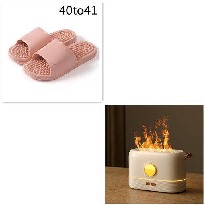 Flame Humidifier: 2-in-1 Fragrance Diffuser & Night Light - Mamofa Global Store