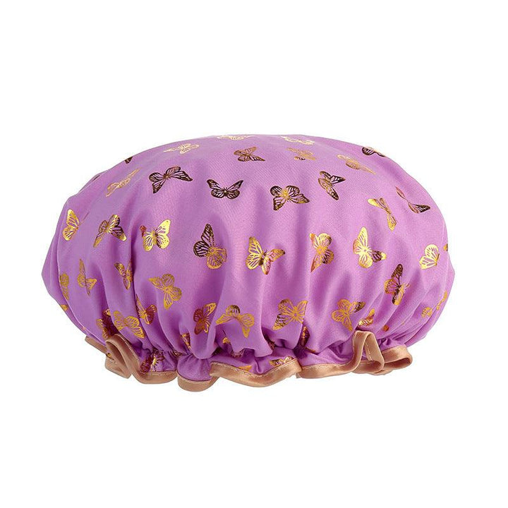 Gold-plated Bow Shower Cap Shower - Mamofa Global Store