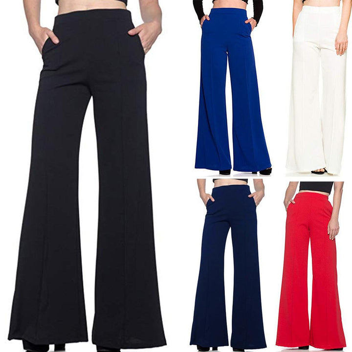 Loose Casual Trousers Women's Flared Pants - Mamofa Global Store