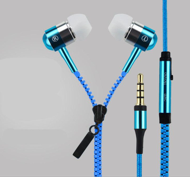 Glowing Zipper Earphones - Mamofa Global Store