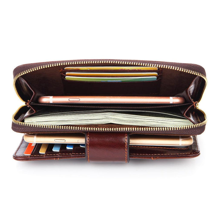 Women's Fashion Long Multi-functional Leather Wallet - Mamofa Global Store