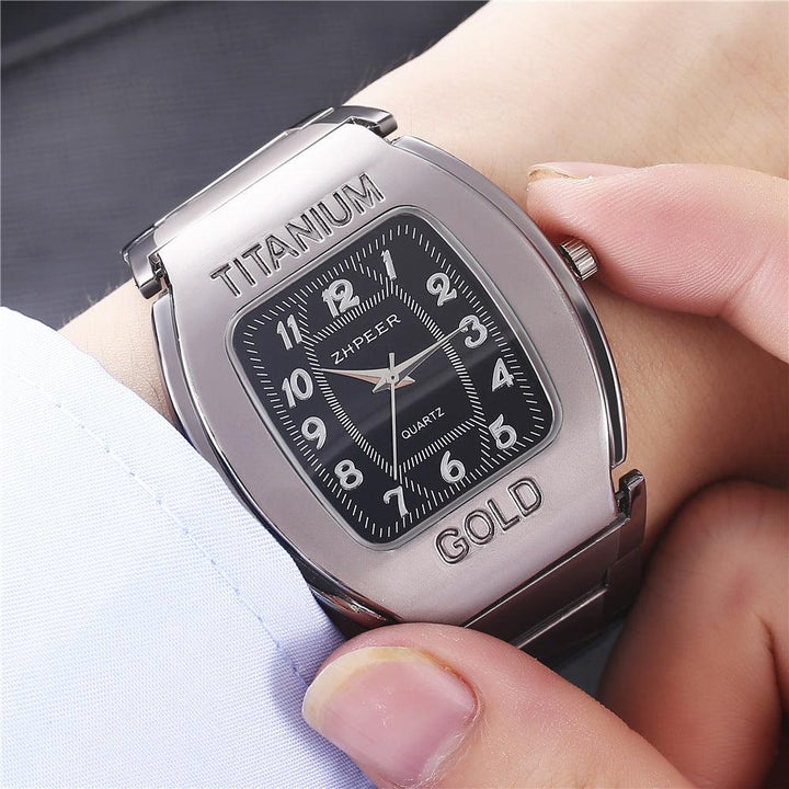 Titanium Alloy Business Leisure Steel Band Quartz Watch Men's - Mamofa Global Store