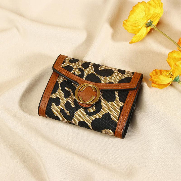 New Leopard Print Women's Wallet Multi-card-slot Coin Purse All-in-one Clutch Card Holder Female - Mamofa Global Store