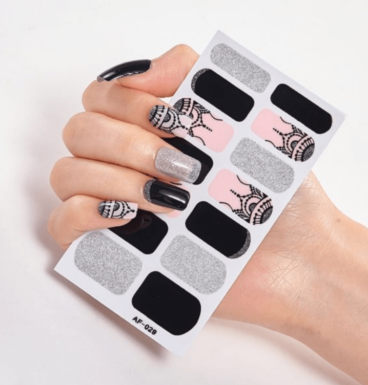 Nail Stickers, Nail Polish Glue, Full Nail Stickers - Mamofa Global Store