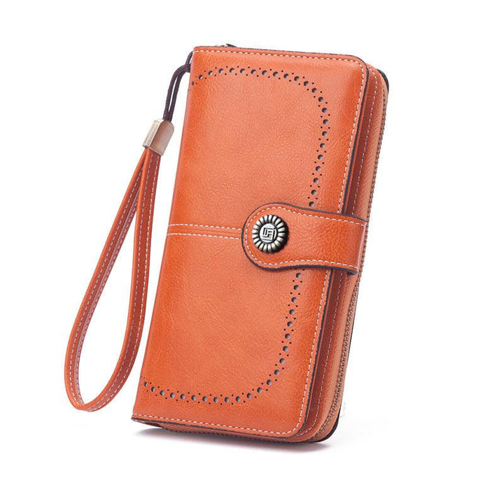 Stylish Retro Minimalism Long Wallet - Mamofa Global Store