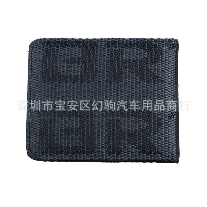 Car Modified Wallet Racing Modified Fabric Short Wallet - Mamofa Global Store