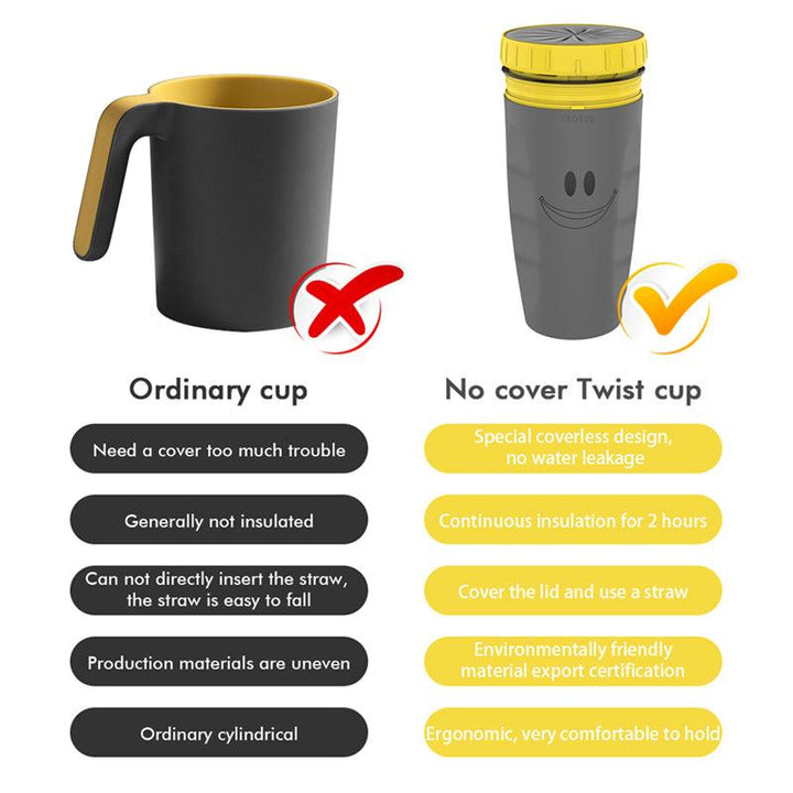 No Cover Twist Cup - Mamofa Global Store